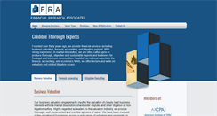 Desktop Screenshot of finresearch.com